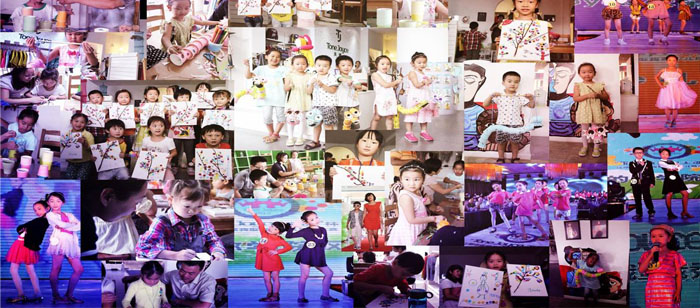 圣瀾-公益手工親子活動現(xiàn)場