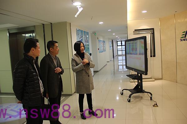 江陰市臨港經(jīng)濟開發(fā)區(qū)金屬新材料產(chǎn)業(yè)園管委會主任邵紅良蒞臨江蘇圣瀾！